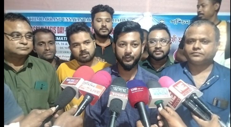 দৰঙৰ দুমুনিচকীত সদৌ অসম ভিত্তিত দিবা নৈশ প্ৰাইজমানি ফুটবল খেল প্ৰতিযোগিতাৰ অস্থায়ী কায্যালয় মুকলি।