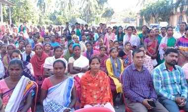 চিকনমাটি বাগিচাত   মন্ত্ৰী সঞ্জয় কিশান