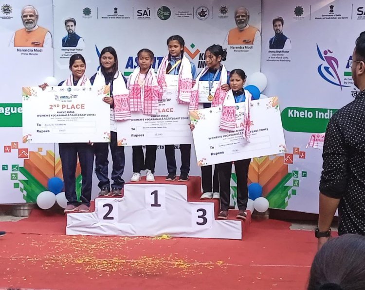 দৰঙ জিলাৰ দেওমৰনৈ বড়িগাৱৰ মিনাক্ষী গোস্বামী আৰু কপিলীসত্ৰ সুস্মিতা ডেকাই আৰ্টিষ্টিক পেয়াৰ শাখাত *সোনৰ পদক