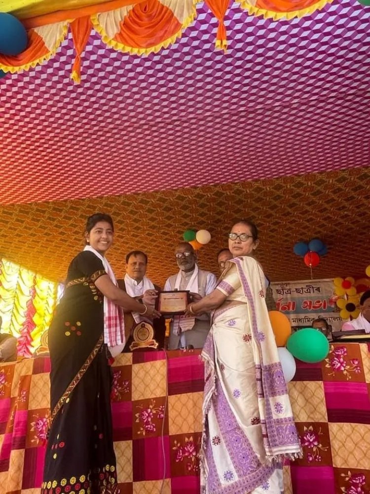 জাপ মৰা বড়িত কৃতি ছাত্ৰ ছাত্ৰী সম্বৰ্ধনা জ্ঞাপন