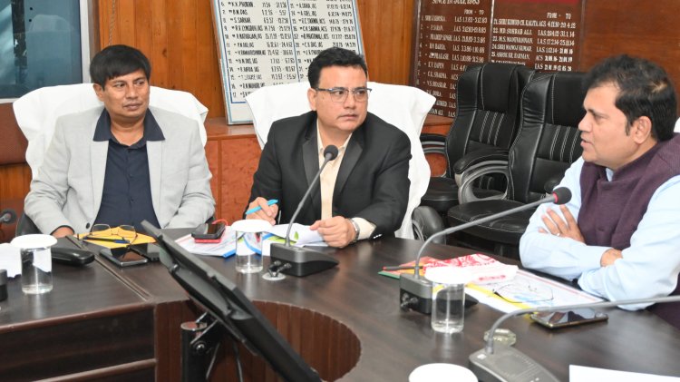 দৰঙত জলজীৱন মিছন আৰু জলশক্তি অভিযানৰ অগ্ৰগতিৰ পৰ্যালোচনা