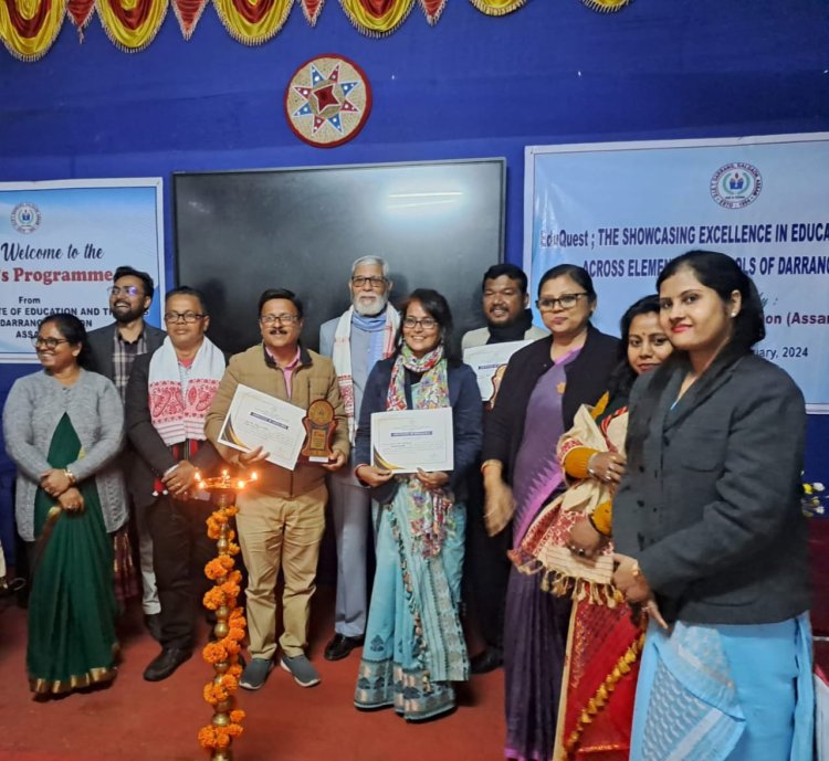 ছিপাঝাৰ শিক্ষা খন্ডৰ সাফল্য , দৰং ডায়েটৰ "শ্ৰেষ্ঠ অনুশীলন প্ৰদৰ্শনত" তিনিটা বটা লাভ