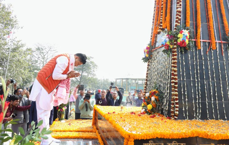 পথৰুঘাটৰ ৰণে অসমীয়াৰ অদম্য সাহস, আত্মত্যাগ আৰু দেশপ্ৰেমৰ স্বাক্ষৰ বহন কৰিছে - মন্ত্ৰী পীযুষ হাজৰীকা
