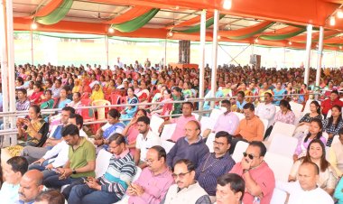 দৰঙৰ বিকাশ যাত্ৰাৰ কাৰ্যসূচীত  মন্ত্ৰী চন্দ্ৰমোহন পাটোৱাৰী