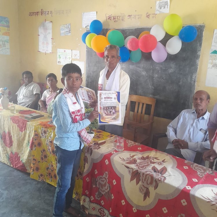 শৈক্ষিক সভা আৰু সম্বৰ্ধনা জ্ঞাপন অনুষ্ঠান।