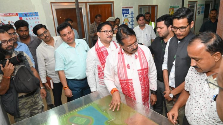 দৰঙত উন্নয়নৰ বুজ ল'লে কেন্দ্ৰীয় মন্ত্ৰী হৰ্ষ মালহোত্ৰাই