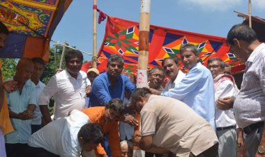 ডুমুনিচকী দুর্গাপূজাৰ উদযাপনৰ লাইখুঁটা স্থাপন