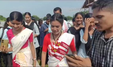 নৱাগত আদৰনি সভা সফল সামৰনি