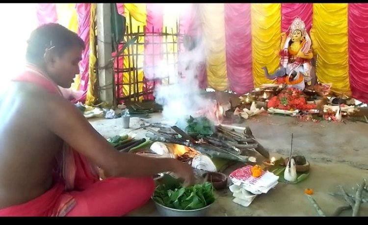বড়িগাঁৱত শ্ৰী শ্ৰী বিশ্বকৰ্মা পূজা উদযাপন