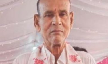 বিশিষ্ট সমাজ সেৱক ভূমিধৰ শৰ্মাৰ মৃত্যুত দেওমৰনৈত শোকৰ ছাঁ 